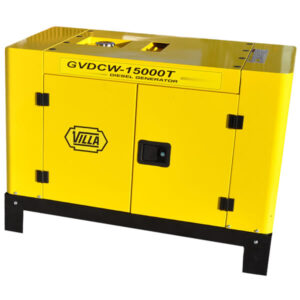 GRUPO ELECTRÓGENO VILLA® DIESEL CABINADO INSONORIZADO 11 kVA – 220 V-380 V / 50 Hz TRIFASICO GVDCW-15000 T