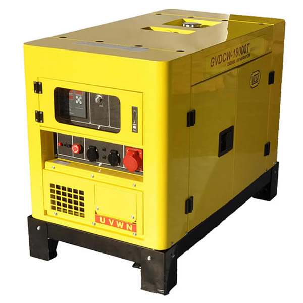 GRUPO ELECTRÓGENO VILLA® DIESEL CABINADO INSONORIZADO 14 kVA – 220 V-380 V / 50 Hz TRIFASICO GVDCW-18000 T