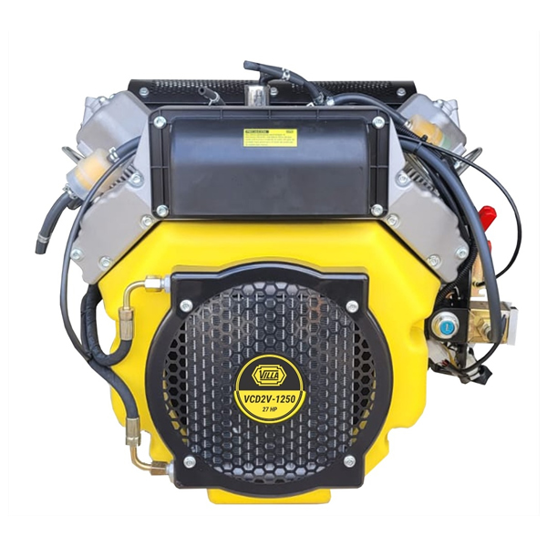 Motor Villa® DIESEL BICILINDRICO 27 HP 3000 RPM AE IMP. VCD2V-1250